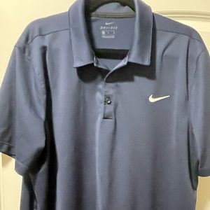 Nike Men’s Dri-Fit polo shirt Navy Blue